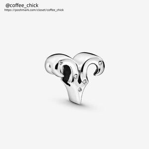 Pandora Sparkling Aries Zodiac Charm|Pendant